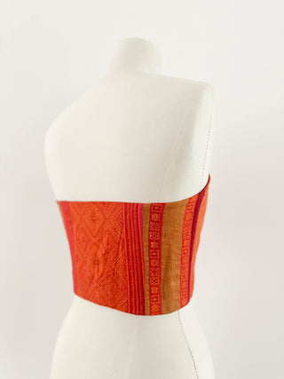 COTTON ZIPPER CORSET (XS, EU 34)