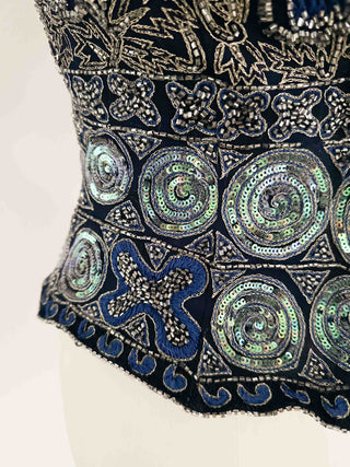 HALTER EMBELLISHED CORSET (L, EU 40)