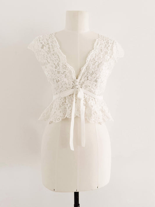 LACE DREAMY BUSTIER TOP (S - M)