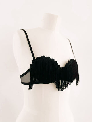 LA PERLA FRINGLE BRALETTE (70B/75A)
