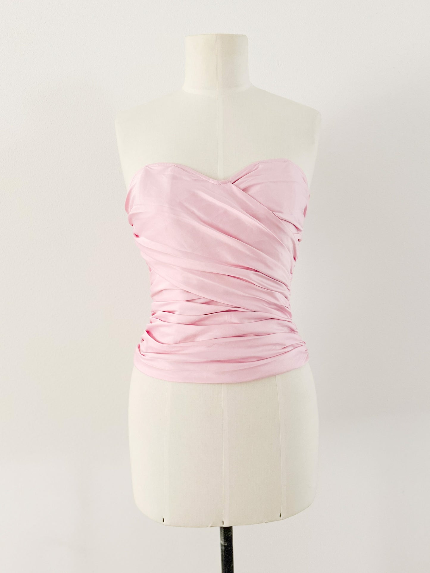 PINK PRINCESS DRAPED CORSET (S - M)