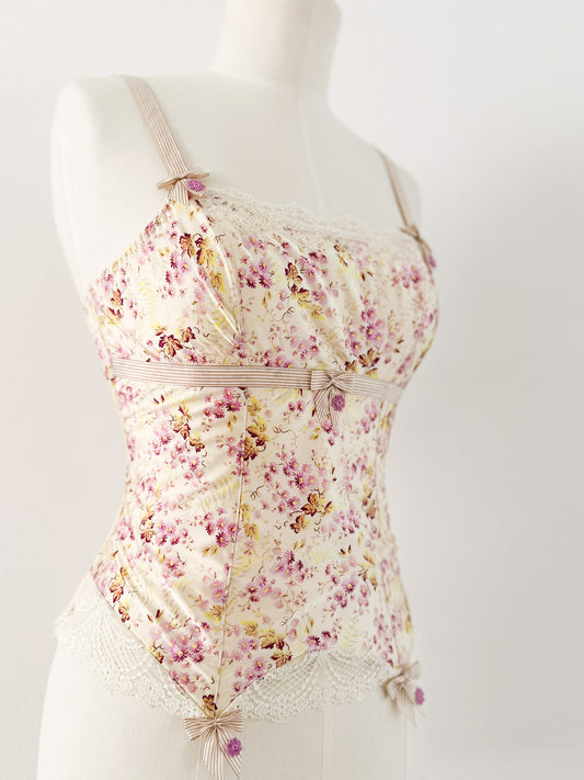ROMANTIC FLORAL CORSET (XS - M)