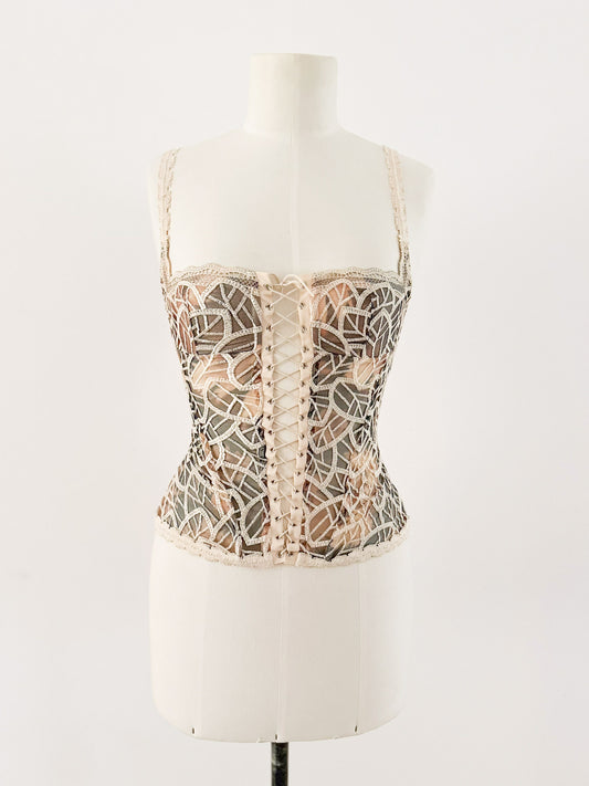 EARTH PANEL CORSET (XS - S)