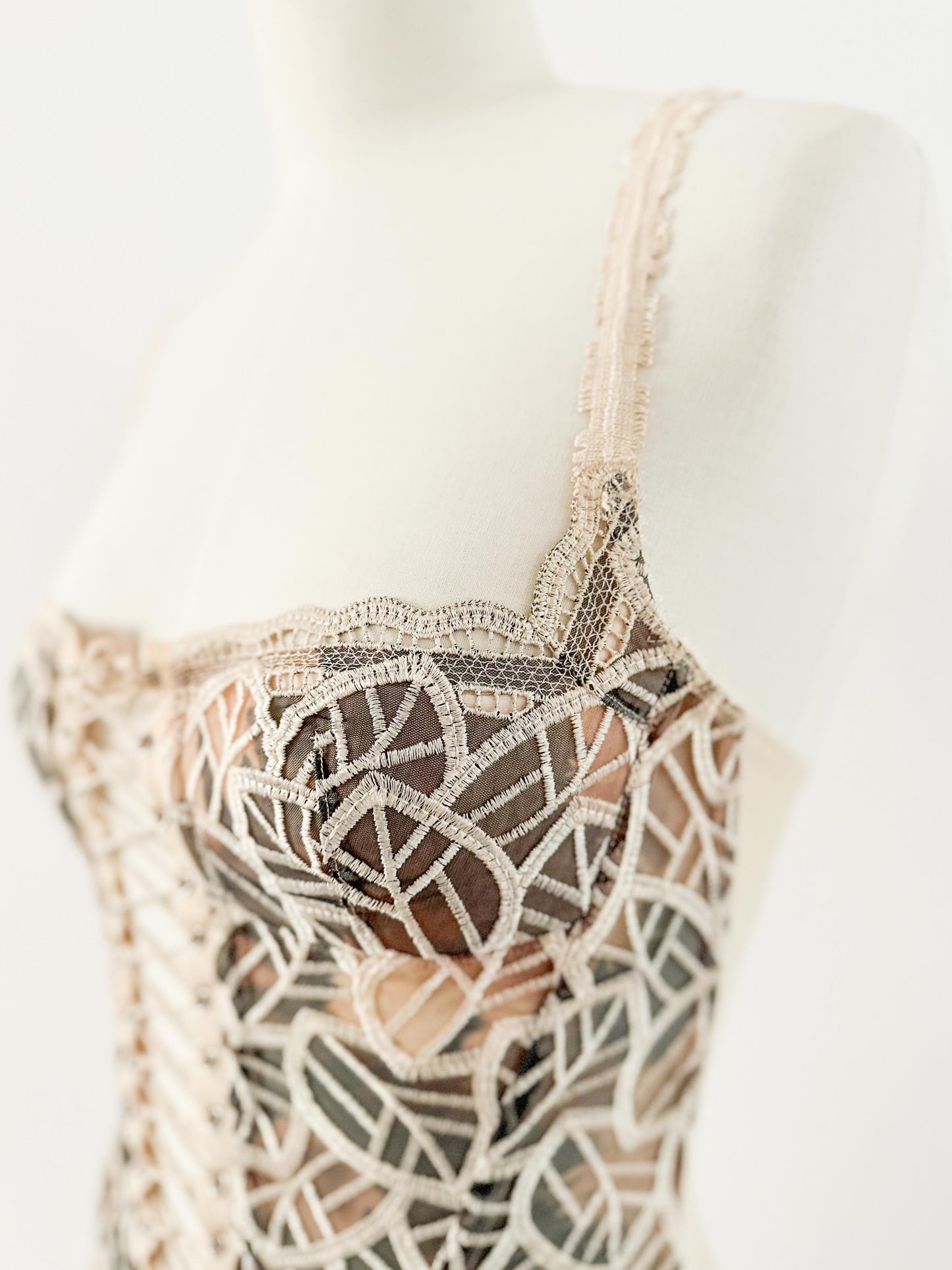 EARTH PANEL CORSET (XS - S)