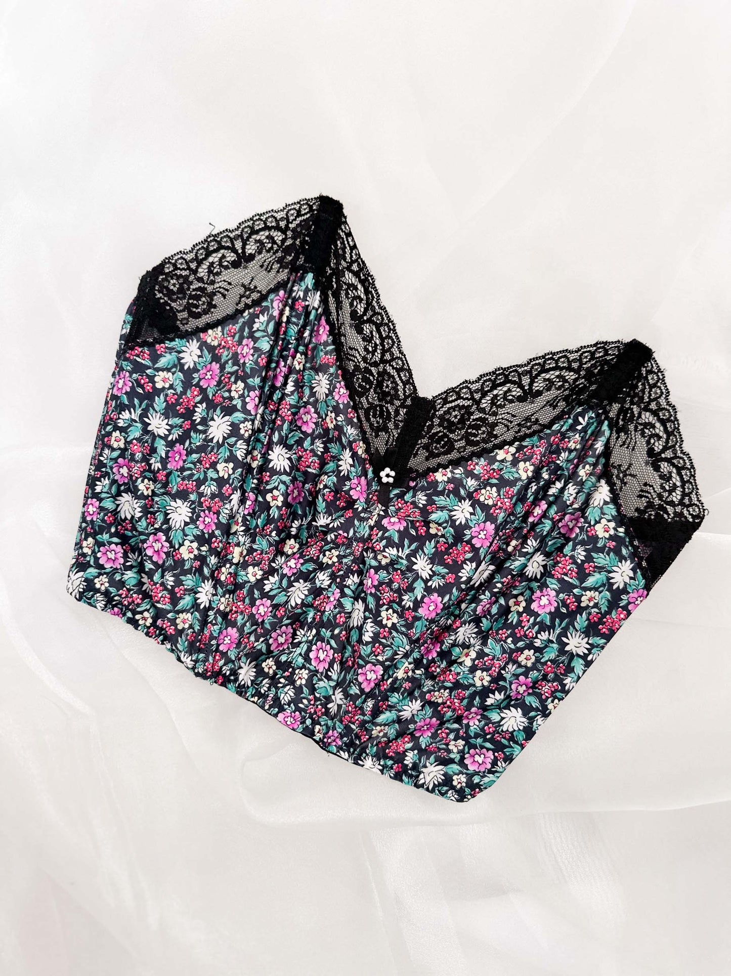 FLORAL LACE BUSTIER (XS - S)