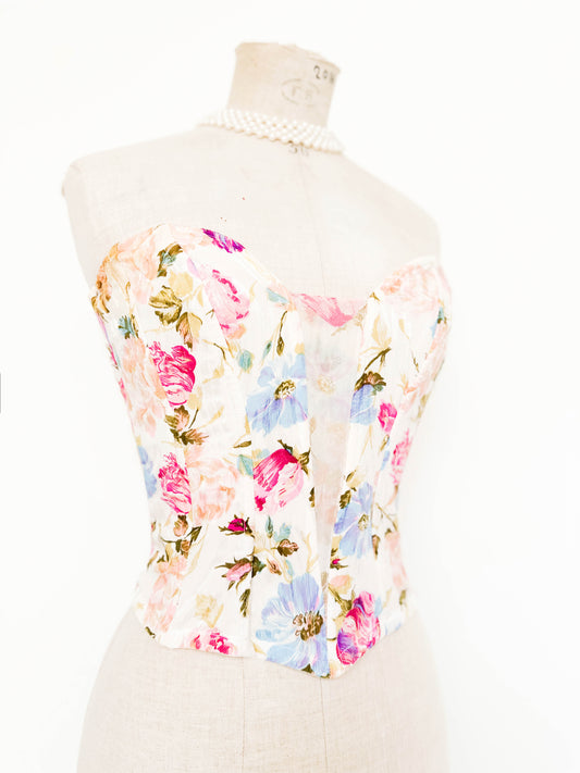 100% SILK FLORAL DREAM CO-ORD (S - M)