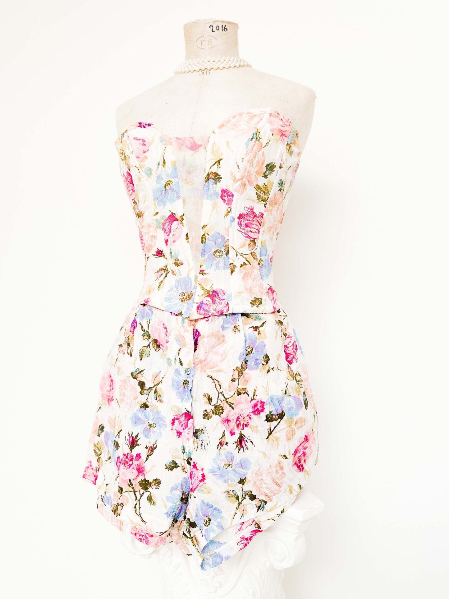 100% SILK FLORAL DREAM CO-ORD (S - M)